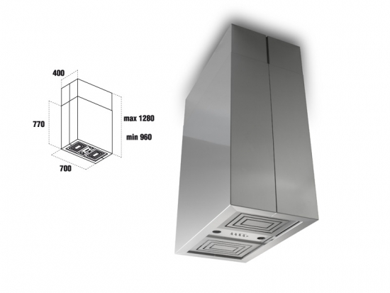 Cappa Cubo di Max Fire